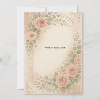 Wedding template simple