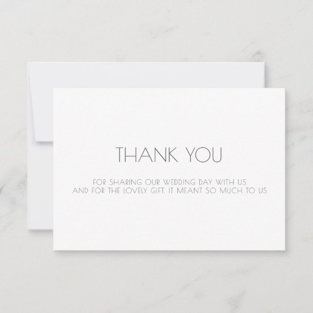 Wedding Thank You (Front)