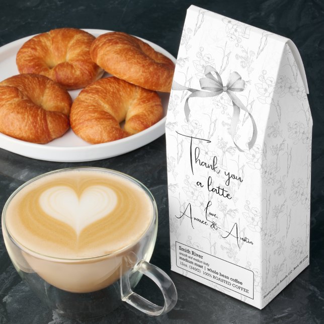 Wedding Thank You A Latte Roasted Coffee (Breakfast)