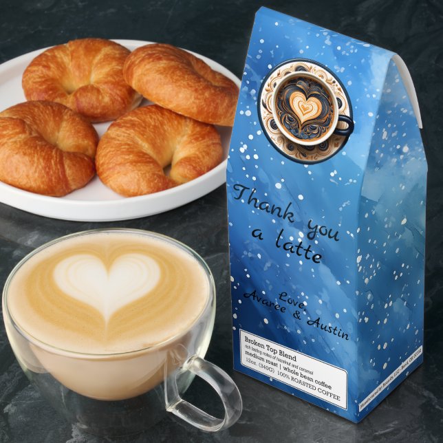 Wedding Thank You A Latte Roasted Coffee (Breakfast)