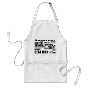Wedding Thank You Best Men : Greatest Best Man Adult Apron