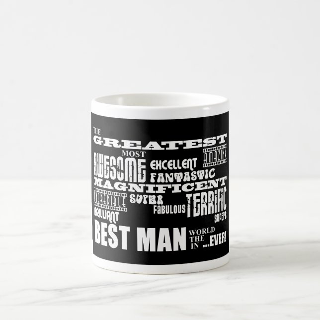 Wedding Thank You Best Men : Greatest Best Man Coffee Mug (Center)