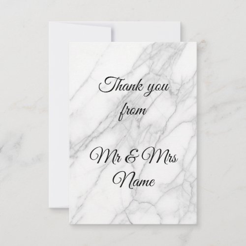 Wedding Thank You Card