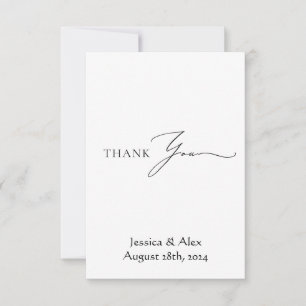 wedding thank you Card