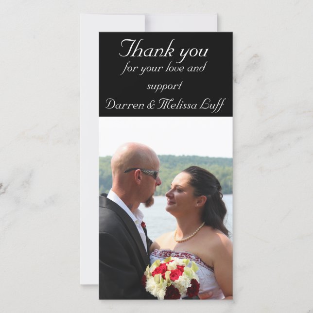 Wedding Thank you Card (Front)