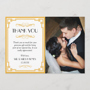 Thank You Photocards Weddings Zazzle Thank You Photocards Weddings Zazzle