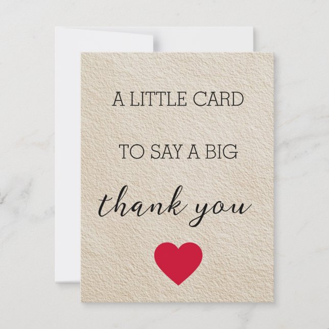  Wedding Thank You Cards (Front)