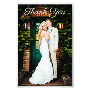 Wedding Thank You Cards Customize with Your Image Photo Print