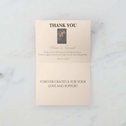 Wedding Thank You Cards | Elegant Gratitude Notes