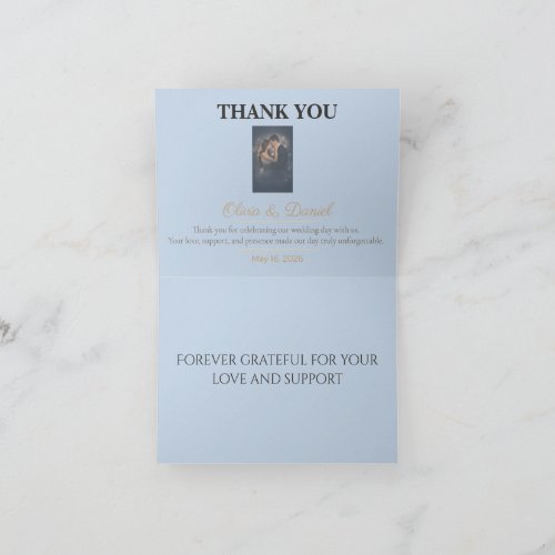Wedding Thank You Cards | Elegant Gratitude Notes