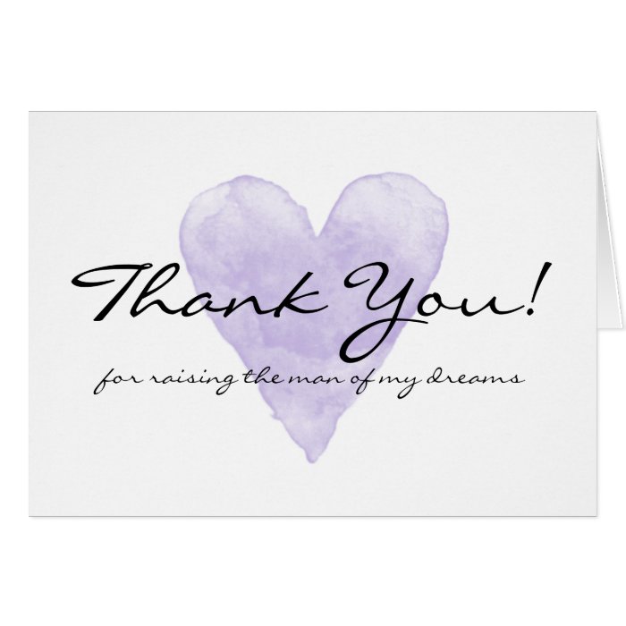Wedding thank you cards for mother in law | Zazzle