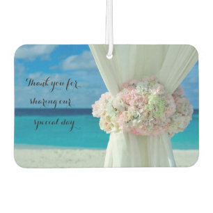 Wedding Thank You Favor Air Freshener