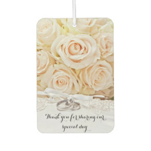 Wedding Thank You Favor Air Freshener