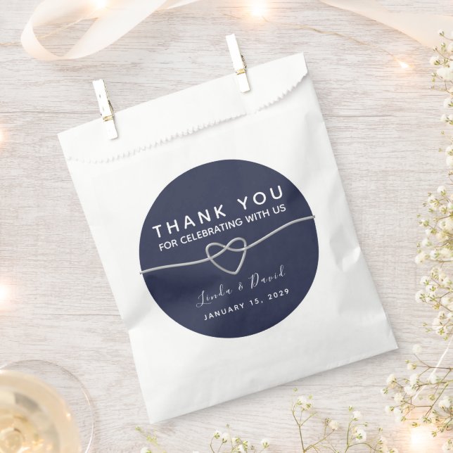Wedding Thank You Favor Bag (Clipped)