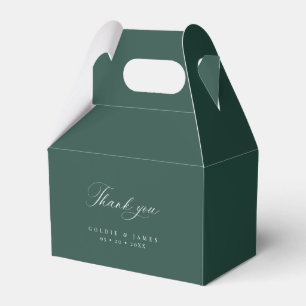 Wedding Thank You Favor Gable Treat Gift Boxes