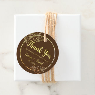 Wedding Thank You Favor Tags