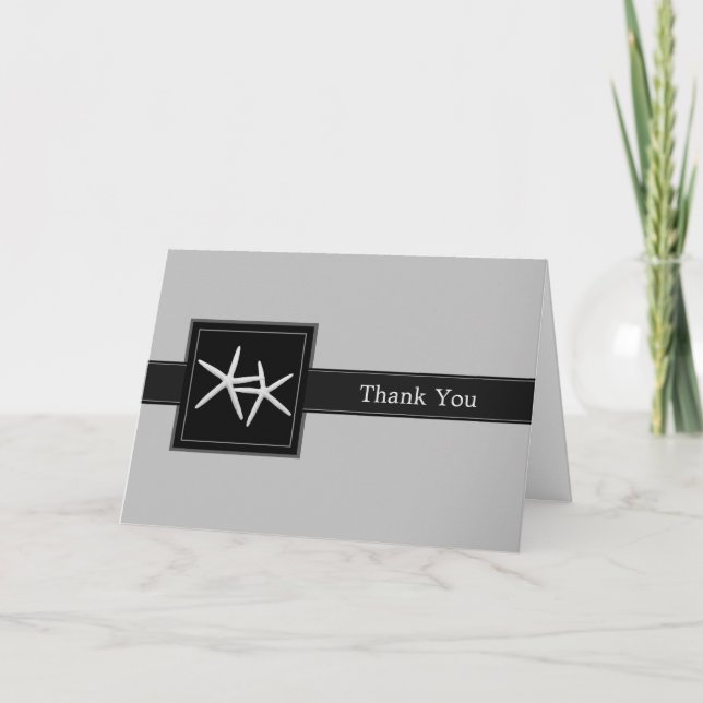 Wedding Thank You Groom Groomsmen Card (Front)