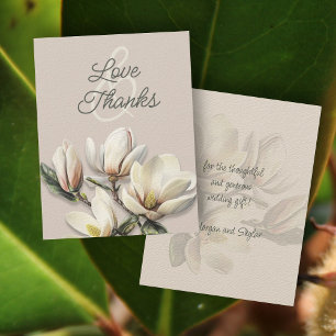 Wedding Thank You Message Southern Magnolia Cards
