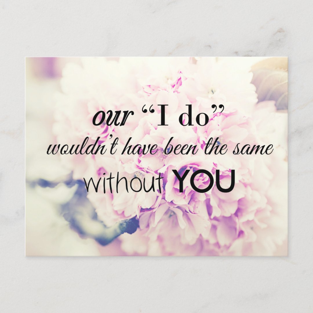 Wedding Thank You Note Card Zazzle