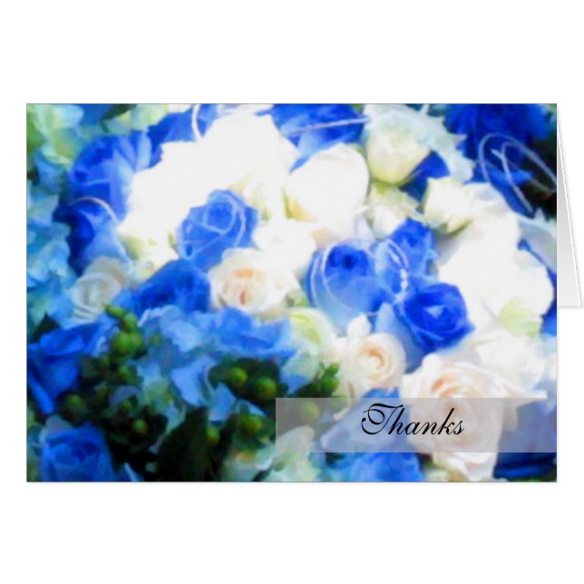 Wedding Thank You Note Cards (Front Horizontal)