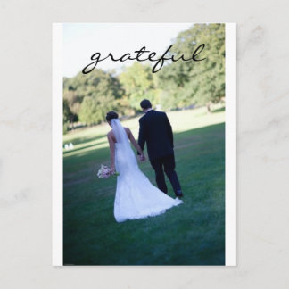 Wedding Thank You Note Postcard