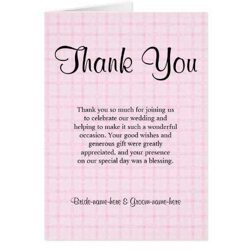 Best Of 22 Text Thank You Card