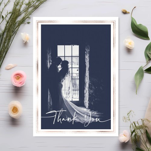 Wedding Thank You Photo Card