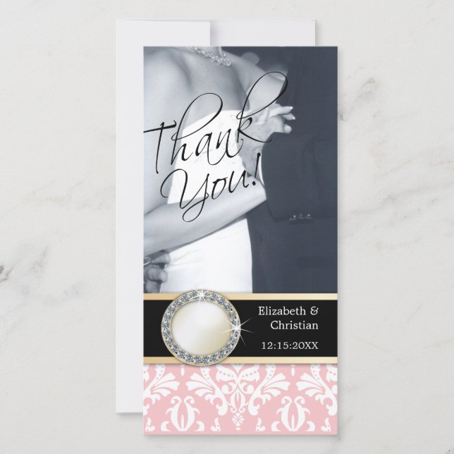 Wedding Thank You Photo Card (Front)