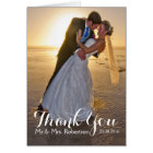 Wedding Thank You Photo Note Card