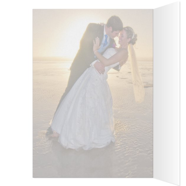 Wedding Thank You Photo Note Card