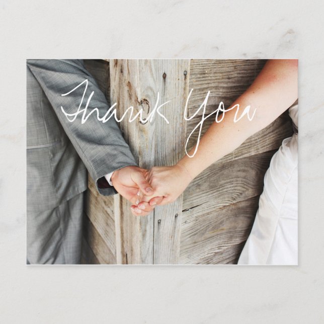 Wedding Thank You Post Card (Front)