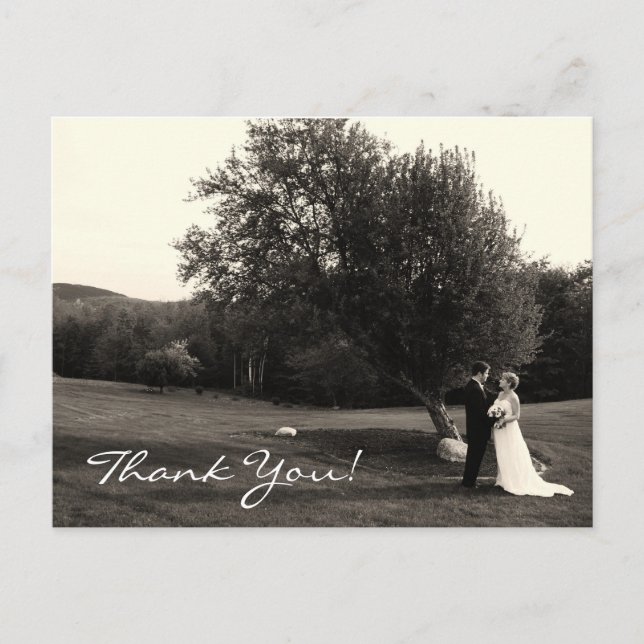 Wedding Thank you Postcard (Front)