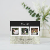 Wedding Thank you postcards insert your photos (Standing Front)