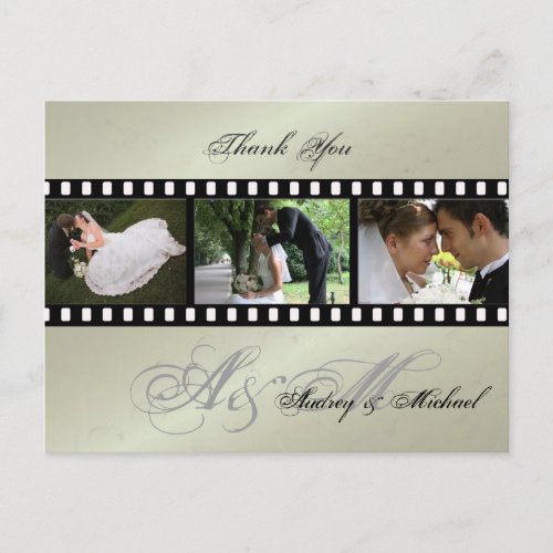 Wedding Thank you postcards insert your photos