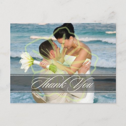 Wedding Thank you postcards insert your photos