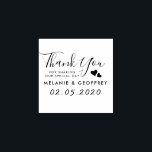 Wedding Thank You Script | Custom Names & Date Rubber Stamp<br><div class="desc">Create your own Wedding Thank You Script | Custom Names & Date rubber stamps using these templates by invintage. This wedding design features the phrase " thank you for sharing our special day " in a modern typography, using simple and hand written script fonts. Underneath there is a template box...</div>