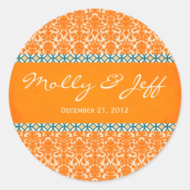 Wedding Thank You Sticker (Front)