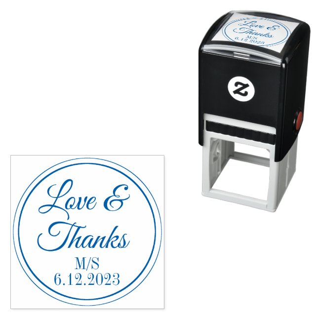 Wedding Thank You Text Self-inking Stamp (In Situ)