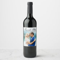 Wedding Thank You Wine & Champagne Labels