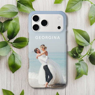 Wedding Themed Photo Template Personalized Name iPhone 17 Pro Max Case