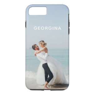 Wedding Themed Photo Template Personalized Name iPhone 8 Plus/7 Plus Case