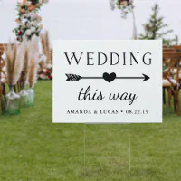 Beach Wedding Sign | Wedding Directional Sign | Custom Ceremony 2024 Sign | Personalized Wedding Sign | Directional Sign | Rustic Directional