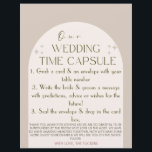 Wedding Time Capsule Custom Card<br><div class="desc">These time capsule cards were the most talked about item at my wedding. Place them at each seat and guests will write you a short note, not to be opened until the anniversary that matches their table number. For example, you won't open table 7's notes until your 7th wedding anniversary!...</div>