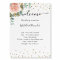 Wedding timeline program rose gold eucalyptus