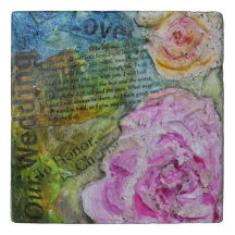 Wedding To Honor & to Cherish trivet