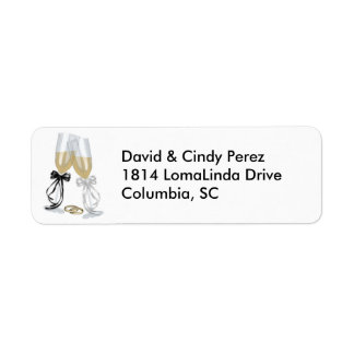 Wedding Toast Label