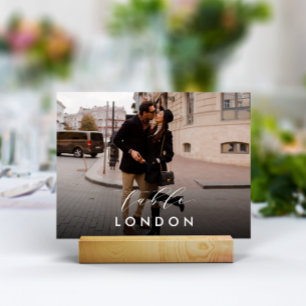 Wedding Travel Destination Photo Table Number