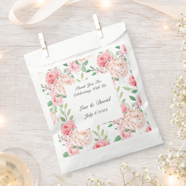Wedding Treat Favor Bag (Clipped)