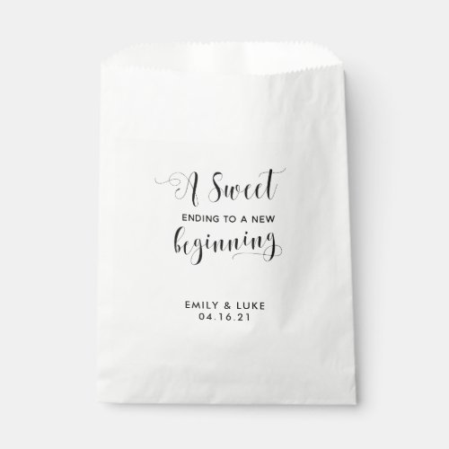 Wedding Treat Favor Bag Candy Cookie Favor Bag