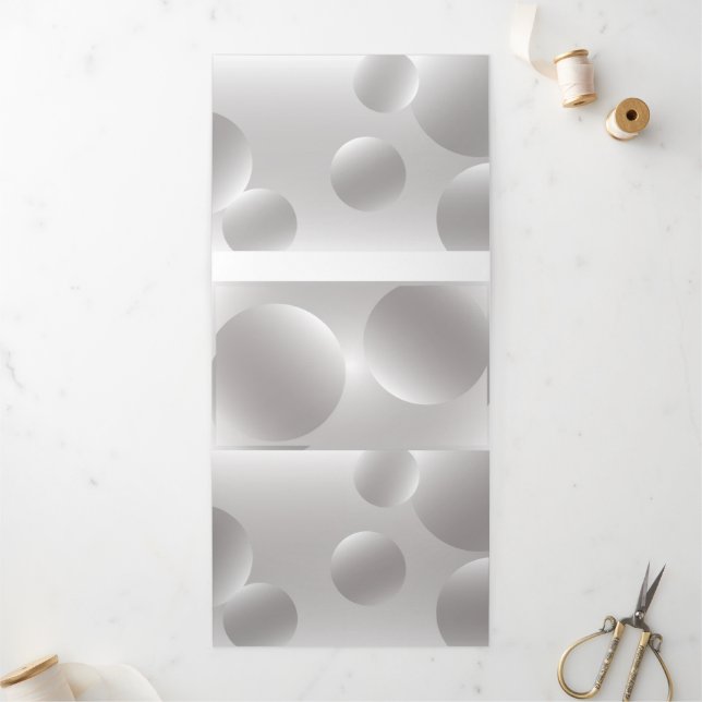 Wedding Tri-Fold Card Seating Card (Outside)